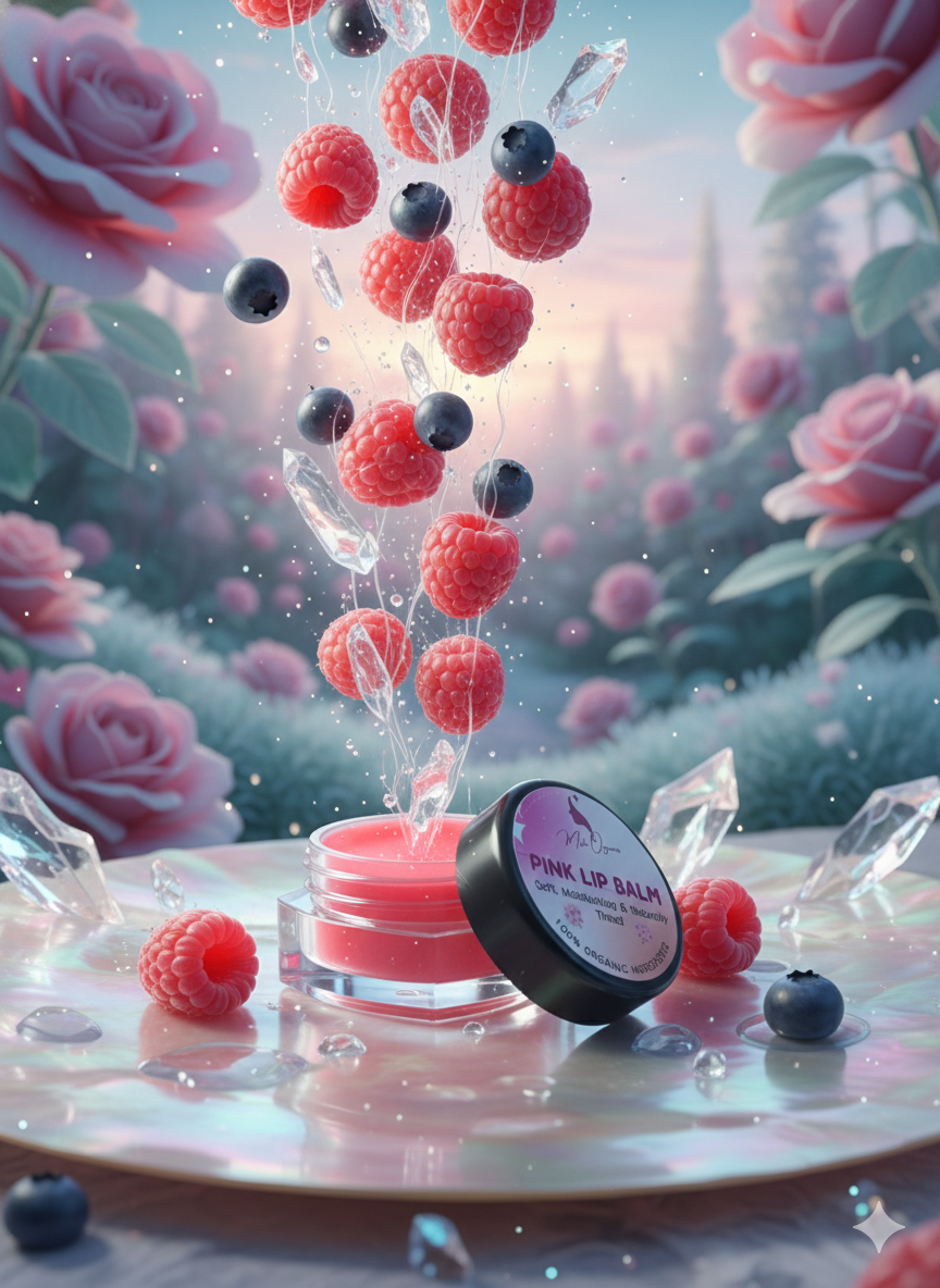 Mishi Organic Beetroot & Rose Lip Balm
