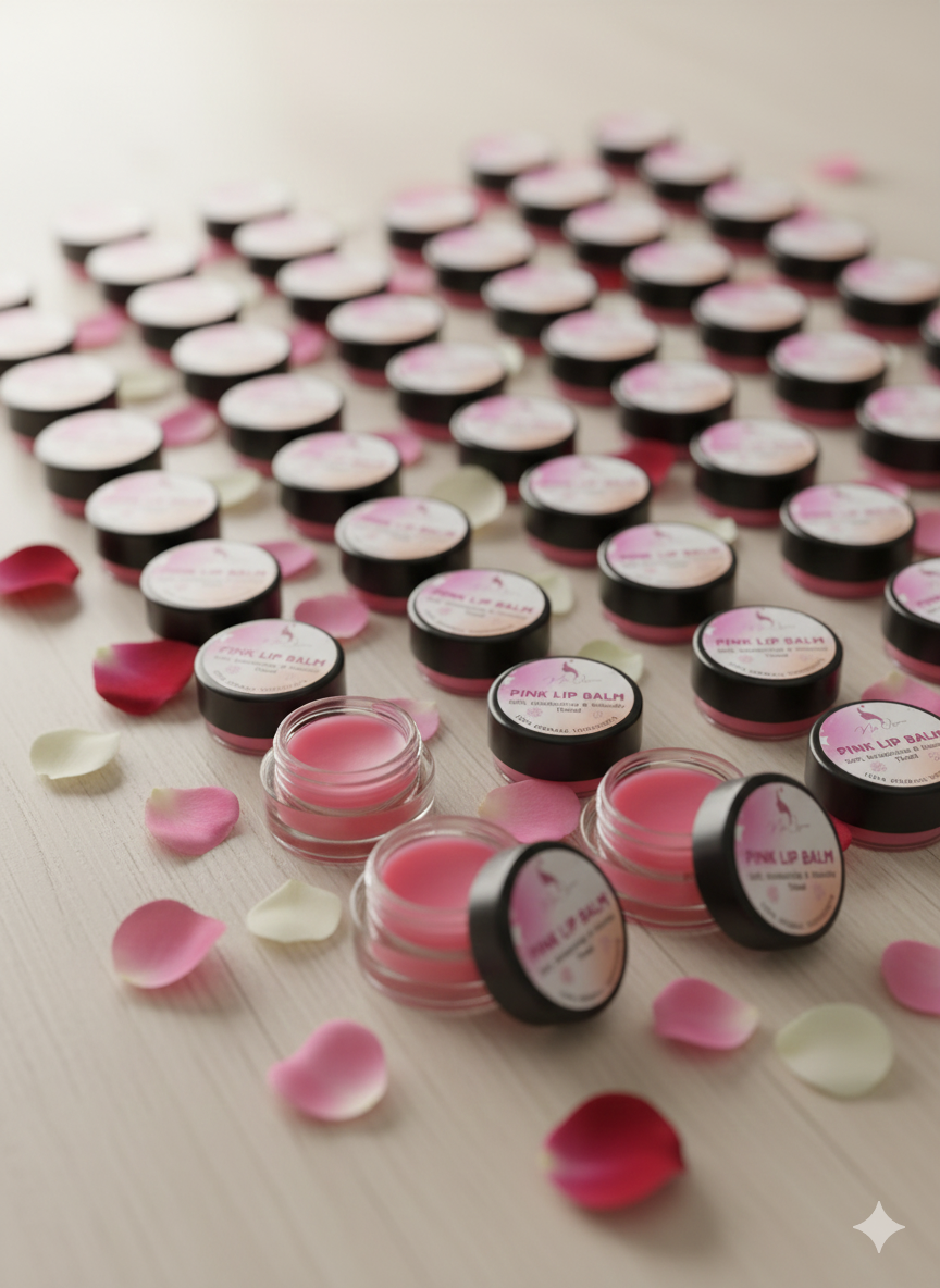 Mishi Organic Beetroot & Rose Lip Balm