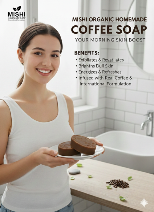 Mishi Organic Exfoliating Coffee Soap